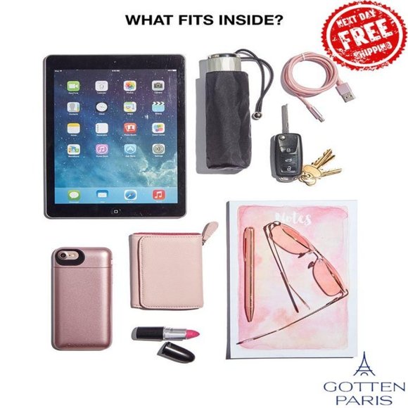 DKNY Tilly Logo Foldover Backpack Black/Silver Women's Bag - Picture 8 of 9